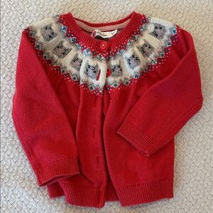 Mini Boden Cat sweater
